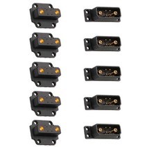 5Pairs JX4 서보 커넥터 황동 금 도금 플매트 카펫 러그 고전류 신호 소켓 VTOL 모델 액세서리 RC Turbojet Drone DIY 용, [01] 5pairs JX4