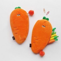 핑크풋 당근 슬림파우치 초등 고등 학생 중학생 대학생 필통 봉제 펜파우치, 6000당근슬림파우치 단품