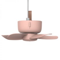 무음 선풍기 취침 침대 모기장 충전식 숙소 침실 팬, USB 플러그-핑크