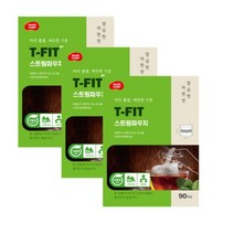 티핏X3개묶음 친환경 생분해 스트링파우치 티필터 90매, 없음