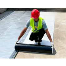 옥상 방수 시트지 바닥 실외 매트 방수제 덮개 시트, 1.5mm 자기 접착 1m X20m