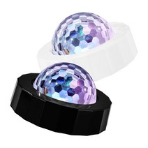 [인기조명] 엑토 충전식 홈파티 노래방 조명 LED 미러볼 LED-07 핫아이템, LED-07블랙