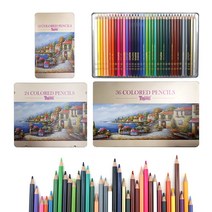 티프라임 틴케이스 색연필, 24색