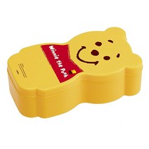 곰돌이 푸 입체 간식 도시락통 400ml (젓가락포함), 1개