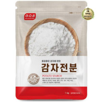 라이브잇 식자재왕 감자전분 50%, 1kg, 3개
