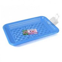 실용 아이템 업소 다양하게 사용 마르미 사각채반 1호 야채 주방 과일채반 E-484490, 블루