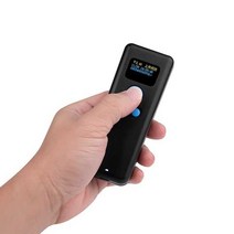 바코드스캐너 휴대용 블루투스 스캐닝 총 1차원 2차원 택배 물류, (화면 및 물리적 1차원 코드 스캔 가능)