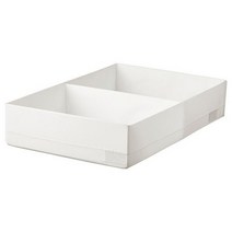 이케아 스투크 칸막이정리함 화이트 34x51x10cm 폴리에스테르, 없음