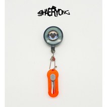 시마노 핀온릴 라인커터 낚시 합사가위 루어-PI-021H, 옐로그린-999399