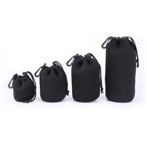 1/4pcs 4 사이즈 DSLR 카메라 렌즈 소프트 프로텍터 파우치 가방 SLR 용 소프트, 4 pièces