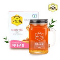 [허니원] 피나무 벌꿀 핸들컵 500gx1병, 1박스, 500g