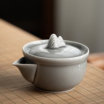빙산수조호 개완 다관 차호 차 찻잎 우리는 주전자 전통 다도 다구 다기
