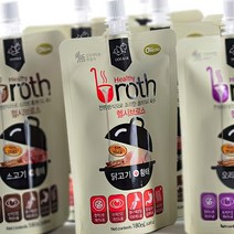 강아지 헬시브로스 닭고기 황태 육수 180ml 소형견 특별식 시츄 도그 개, 1개