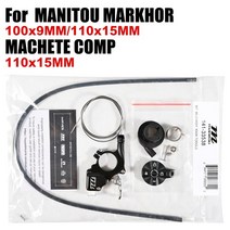 자전거 포크 충격 흡수 Manitou MILO 잠금 포크 유선 제어 수리 부품 Markhor M30 R7 Pro MRD Machete comp, 02 Remote lock for KTB