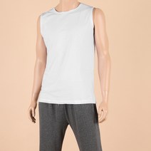 아날로이드 사계절 남성 레이어드 나시1+1