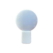 조도계 측정기 광량 검전기 소형 Q 휴대폰 필 라이트 야외 라이브 셀카 뷰티 USB 충전 휴대용 미니, 01 WHITE