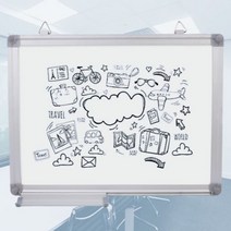 가정용 사무용 스터디룸 걸이형 미니화이트보드 게시판 휴대용 칠판 어린이 교육용 이동식 걸이용 메모