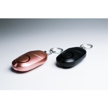 LED 호신용경보기 여성 아동 호신용품 호신벨, 블랙, 1개