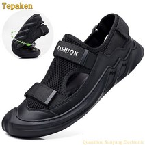 Tepaken 남자스포츠샌들쿠션발편한 슬립온 드라이빙 슈즈