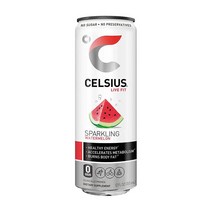 셀시어스 CELSIUS 제로 슈가 피트니스 드링크 워터멜론 12Fl.oz(355ml) 12캔, 1세트
