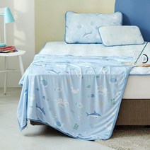 [모던하우스 뉴코아울산점] 3도씨) 블루마린 쿨링 시원한 블랑켓 100*140