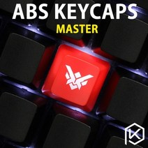 한무무키캡 레오폴드키캡 포인트 키보드 키캡 노벨 티 샤인 스루 ABS 에칭 라이트 ow 오버워치 마스터 oem 프로필 레드 블랙, OW Master Red x1