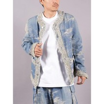 탁 23FW TAAKK 카라리스 자켓 TA23AW-JK041/1 남성 아우터 일본패션 유니크 데님자켓 청자켓 코디