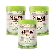우리아기 바른목장 원유로 만든 위드맘 분유 1단계 750g 3개