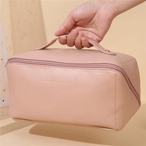거울 대형화장품 정리대 아크릴 서랍장 팬트리반투명 서랍 2022 대용량 메이크업 가방 다기능 여성 세면 도구 주최자 휴대용 여행 방수 화장품 보관 메이크업 케이스, 타입1 핑크