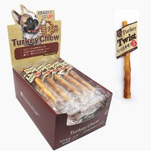 네츄럴이엑스 EX 천연 개껌 터키츄 꽈배기 S 1p x 25개 (1box), 단품