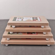 오메가키친 국내산 나무 다리 도마 4종 동광, 1.동광나무다리도마 소