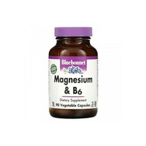 블루보넷 아이허브 Bluebonnet 마그네슘 플러스 B6 90베지캡슐, (아이허브) Bluebonnet 마그네슘