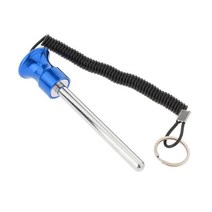 풀 로프 교체 부품이 있는 4x 무게 스택 핀 10x105mm, 강철, 다색