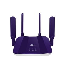 휴대용 공유기 UNIWA R8B LTE CPE 4G Wifi 라우터 SIM 카드 핫스팟 안테나 16 WANWLAN 무선 모뎀 동글 데스크탑, purple