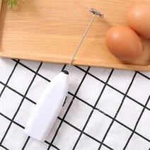 액상 밀기루 배합기 혼합기 믹서기 미니 스테인레스 전기 핸드 헬드 로타리 계란 거품기 믹서 교반기 우유, 02 W117White