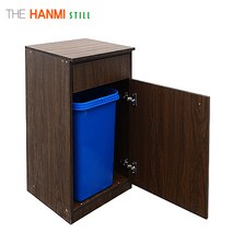 월넷목재분리수거함 플라스틱내통포함 재활용 국산MI, 월넷목재수거함(1칸) 투입구없음 H4-8, 50리터내통포함 400X330X800