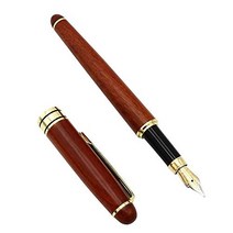 MAJESTIC 럭셔리 만년필 천연 나무 나무 나무 향기 어머니의 날 아버지의 날 선물 (로즈 우드)