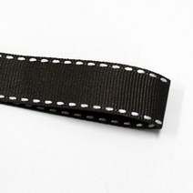 카네이션리본 선물포장리본 꽃포장리본 골지 스티치 리본 (폭 5mm 길이90m)(폭 10mm/15mm 길이 45m), 31(진브라운), 15mm
