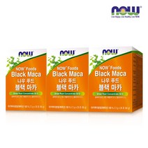[한국공식총판] 나우푸드 블랙마카 30포 3박스 (3개월분), 2g x 30포 (60g)