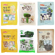 전국 지역 특산품 젤리 (5+1 이벤트) 감귤 녹차 복분자 오디 블루베리 아로니아 석류 유자 흑마늘 생강 다시마 함초 미역귀 톳 (국산 특산품 제리), 11. 다시마젤리