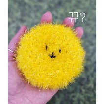핸드메이드 수세미 4개입 무료포장 선물세트 추석선물 집들이선물 연말모임 정기모임 개업 캐롤공방 답례품 기념품 은퇴 퇴직 행사품 행사기념, 비닐포장