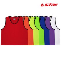 스타 성인용 팀조끼, 화이트