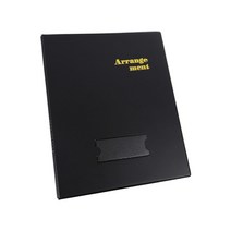 플러스샵 고주파 클리어화일 20매속지 블랙 사이즈 L M S, 사이즈 M 10개