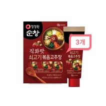 청정원 직화맛 쇠고기 볶음고추장 180g(60gx3개입)x3개, 단품, 단품