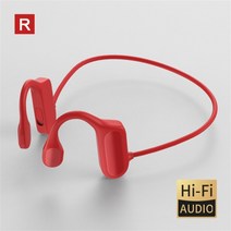 골전도이어폰 헤드폰 v5 1 이어 후크 스포츠 방수 러닝 헤드셋 스테레오 핸즈프리마이크 무선이어폰, 빨간색 상자 없음