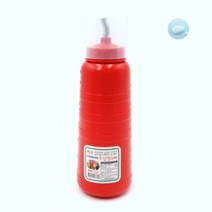 SOCEAN 국산 스텐 노즐 빨간 소스통 초장 초고추장 730ML 케찹 케챱 마요네즈 마요네스 드레싱 오일 기름 식초 겨자 간장 조미료 양념통 데리야끼 스테이크 스퀴즈 보틀 식당 업소 양념병 횟집 일식 회센터