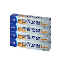 크린랲 크린랩 크린호일 25cmx30m, 4개