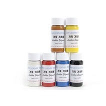 가죽공예 - 기리메 (무광-국산) 6칼라 세트 40ml 안전확인대상생활화학제품 환경부 승인, 기리메1번세트