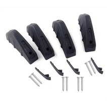 자동차 스포일러 리어 범퍼 립 디퓨저 미쓰비시 asx vw t5 vectra c opel jeep grand cherokee skoda octa, 01 black