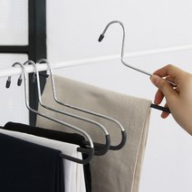 홈앤하우스 멀티코팅 바지 걸이 10P + 10P, 블랙, 상세설명 참조